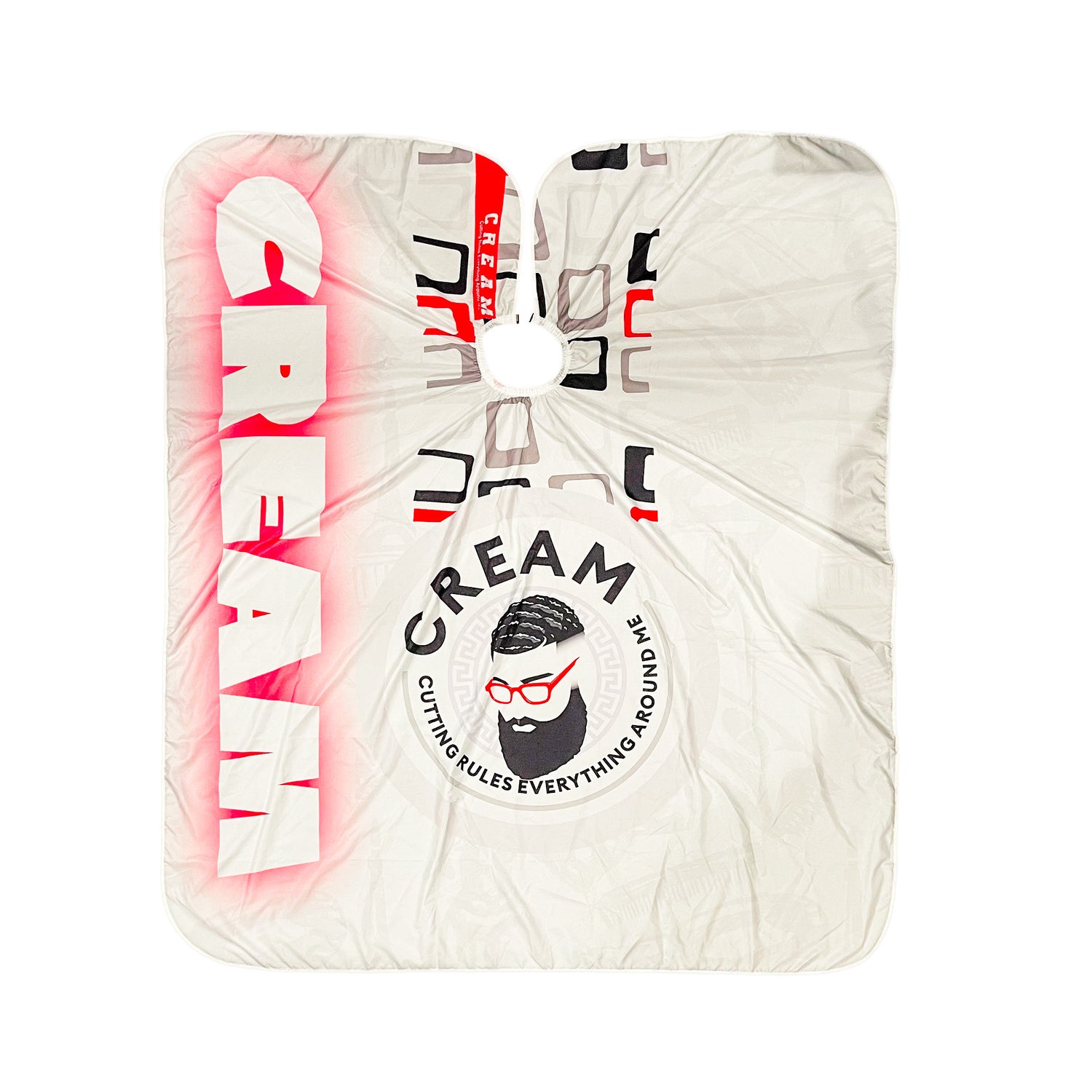 CREAM BARBER CAPES