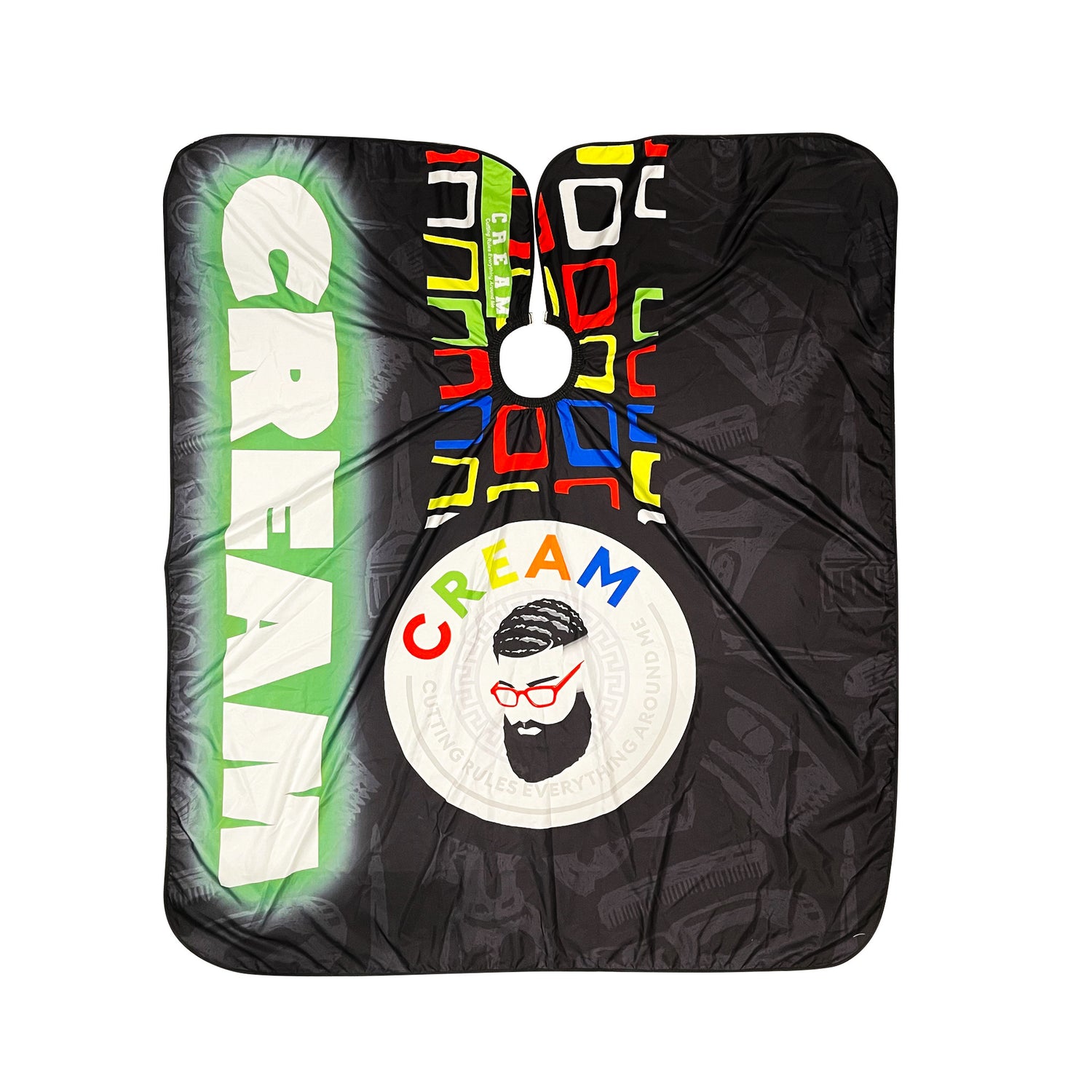 CREAM BARBER CAPES