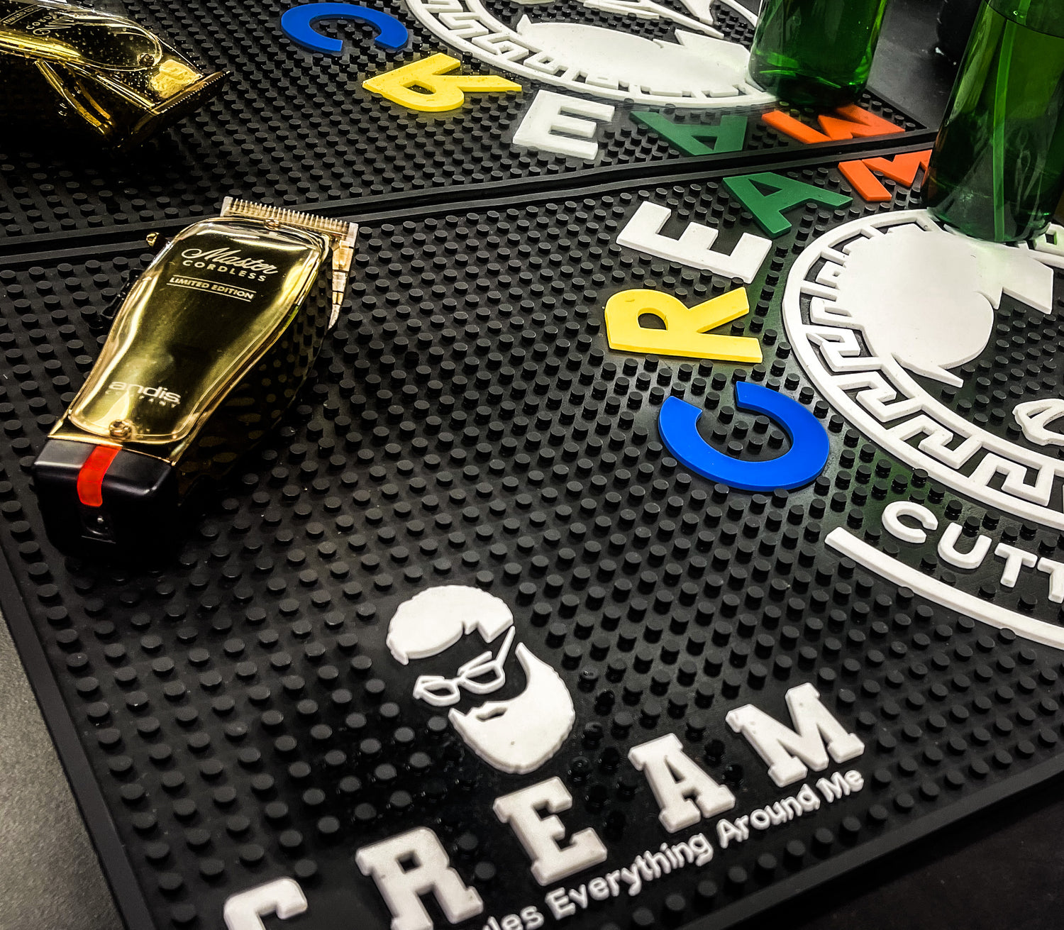 Cream Barber Mat